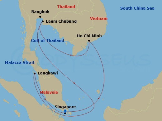 map of itinerary