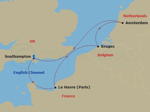 map of itinerary