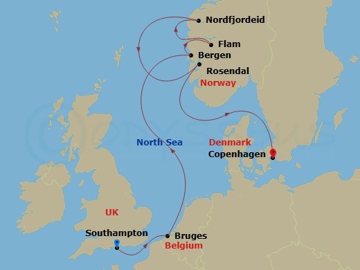 map of itinerary