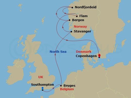 map of itinerary