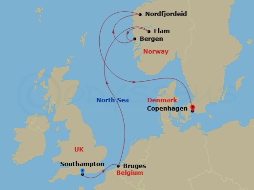 map of itinerary