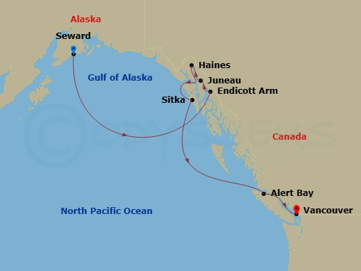 map of itinerary