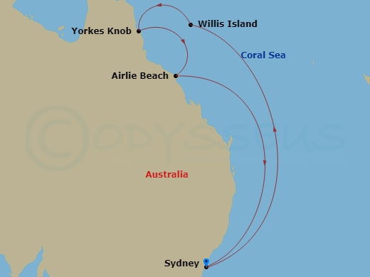map of itinerary