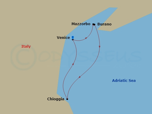 map of itinerary