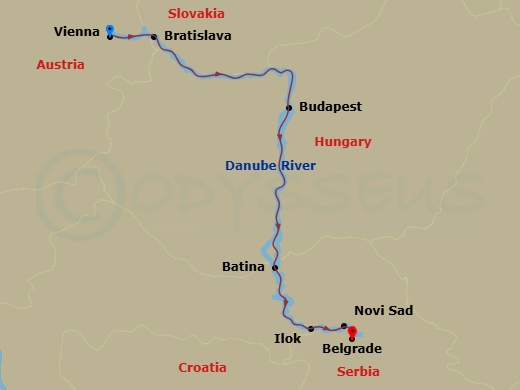 map of itinerary