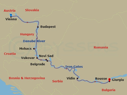map of itinerary
