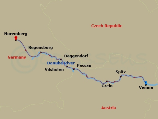 map of itinerary
