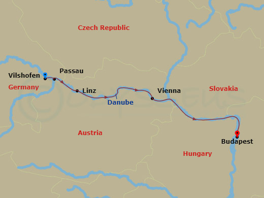 map of itinerary