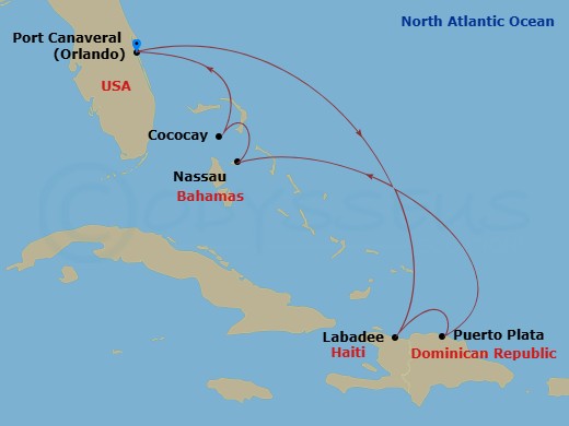 map of itinerary
