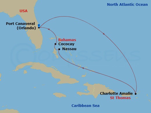 map of itinerary