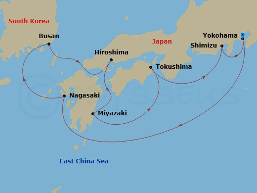 map of itinerary