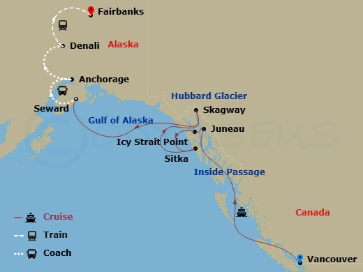 map of itinerary