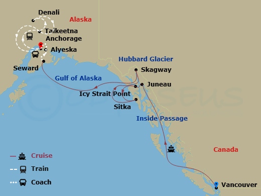 map of itinerary