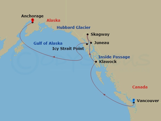 map of itinerary