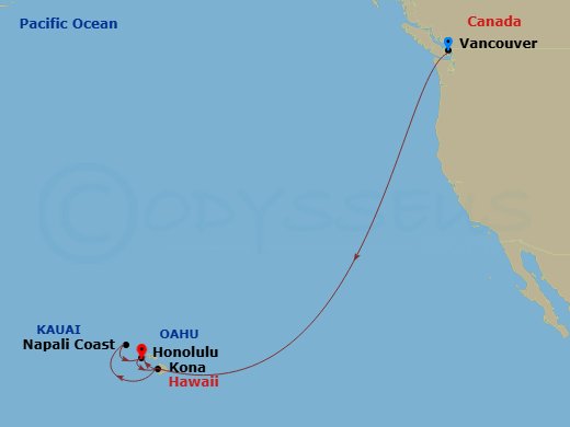 map of itinerary