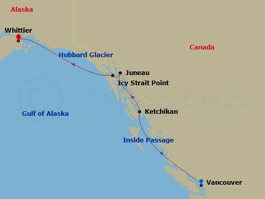 map of itinerary