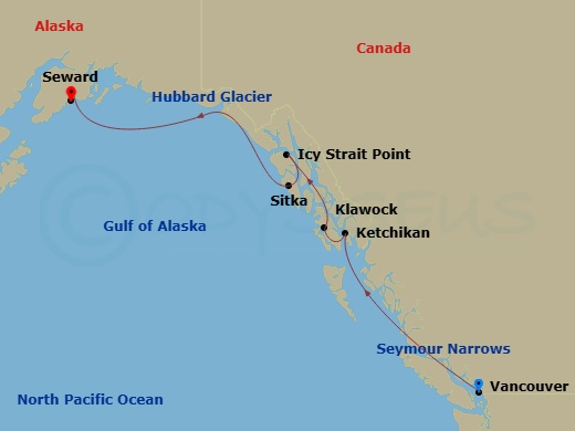 map of itinerary