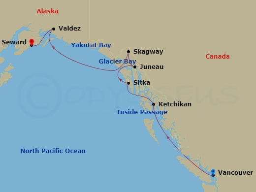 map of itinerary