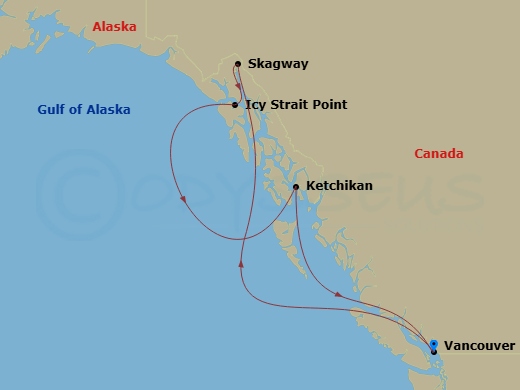 map of itinerary