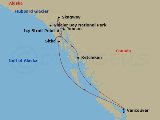 map of itinerary