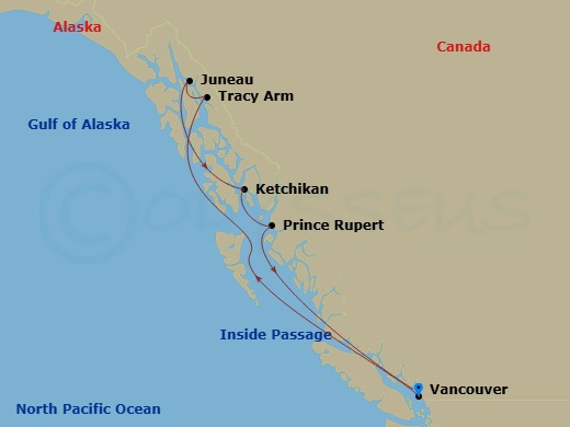 map of itinerary