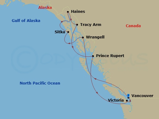 map of itinerary