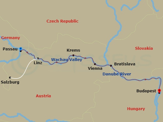 map of itinerary