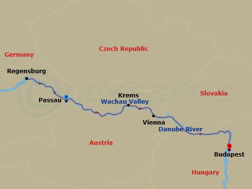 map of itinerary
