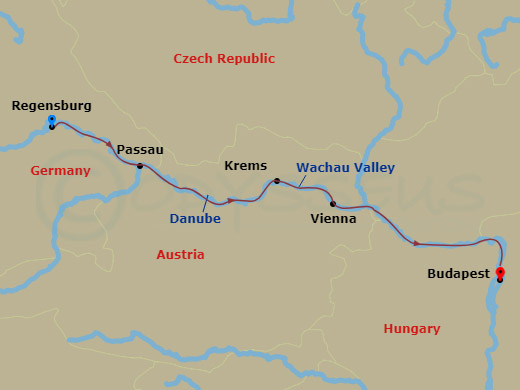 map of itinerary