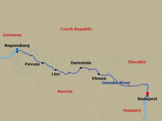 map of itinerary